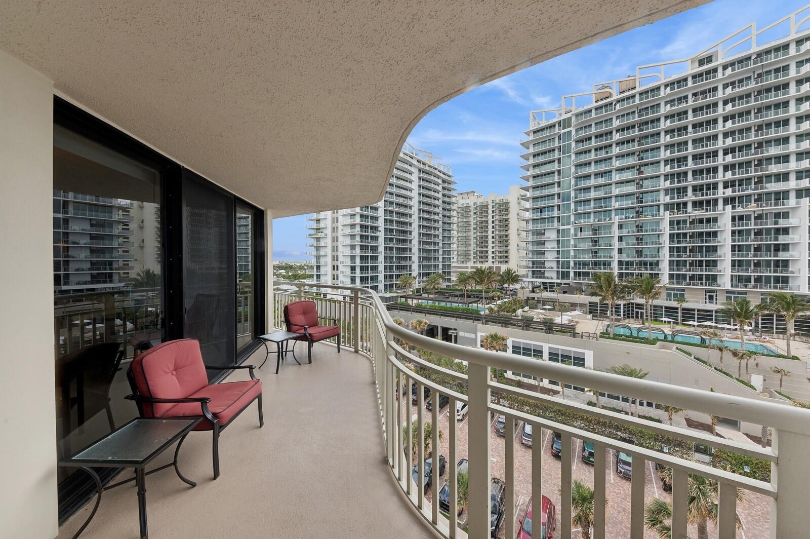 3000 North Ocean Drive, Unit 8A Singer Island, FL 33404 - Photo 19 of 57 Northwest Balcony View