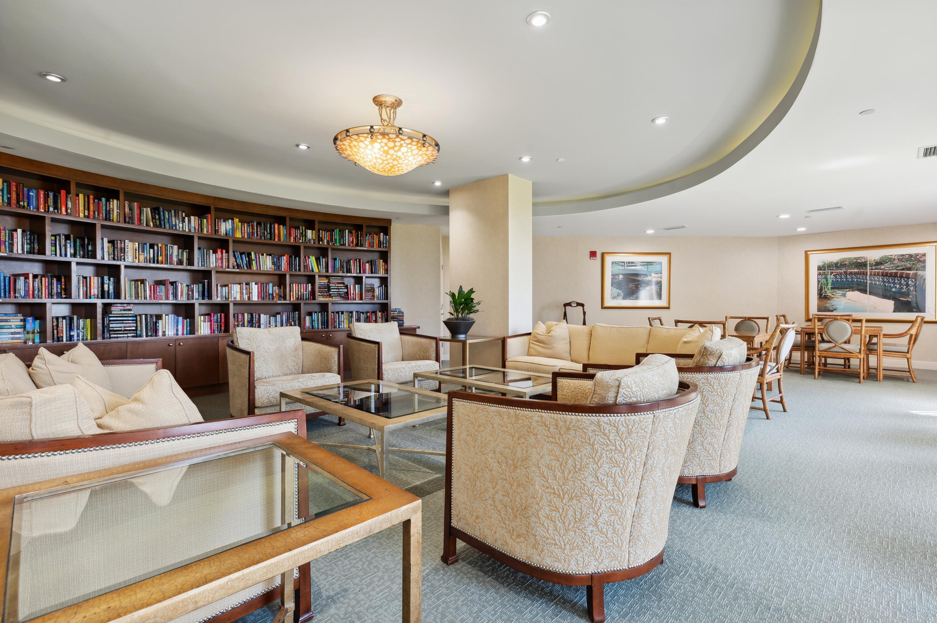 3000 North Ocean Drive, Unit 8A Singer Island, FL 33404 - Photo 24 of 53 6. Library