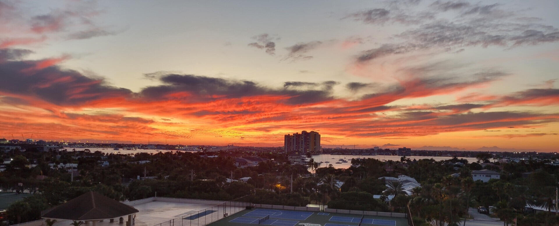 3000 North Ocean Drive, Unit 8A Singer Island, FL 33404 - Photo 4 of 57 Southwest Balcony Sunset