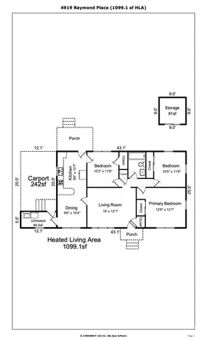 $1,695 | 4919 Raymond Place, Charlotte, NC 28205