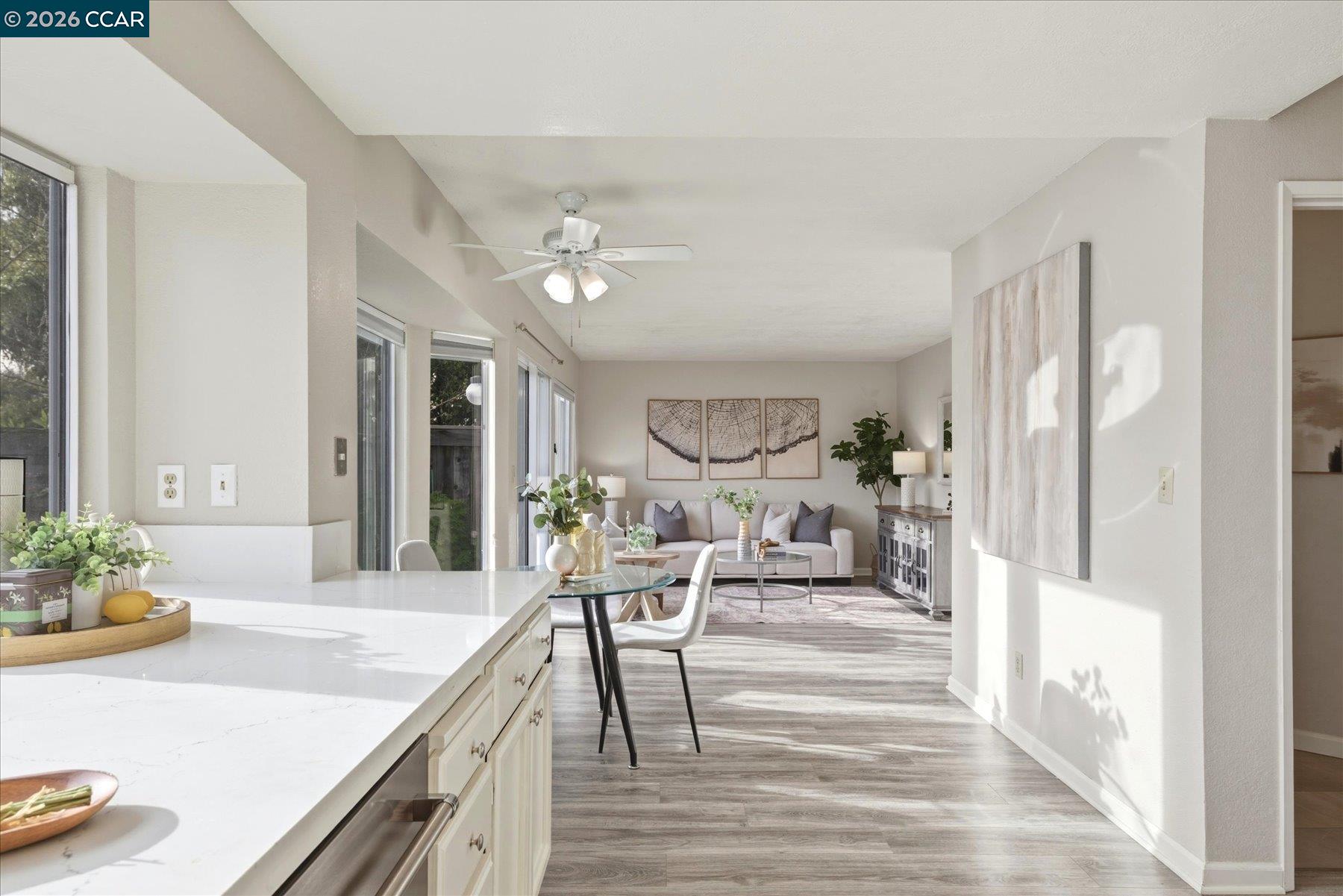 115 Cardoza Hercules, CA 94547 - Photo 15 of 35 a view of a dining room with furniture window and wooden floor