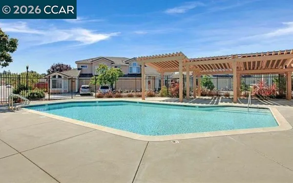 a view of building with outdoor space