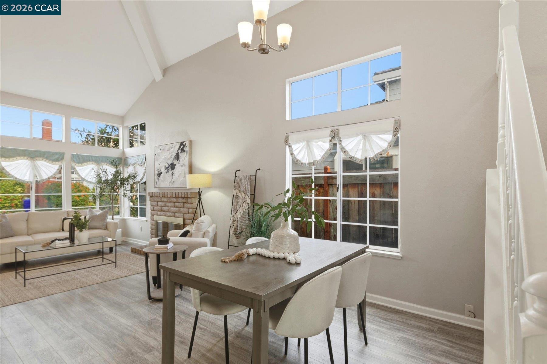 115 Cardoza Hercules, CA 94547 - Photo 7 of 35 a view of a dining room with furniture window and outside view