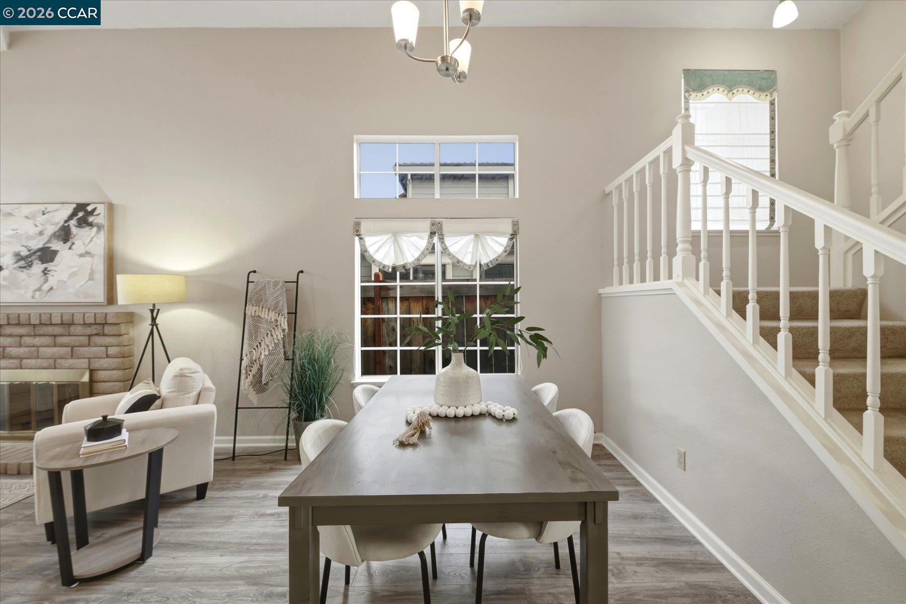 115 Cardoza Hercules, CA 94547 - Photo 8 of 35 a view of a dining room with furniture window and outside view