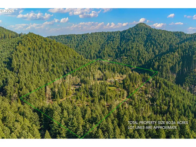 a view of an aerial view of a houses with a yard