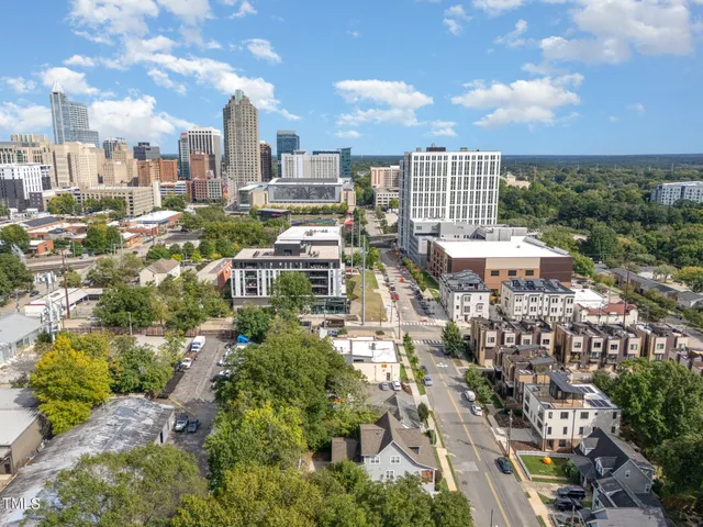 a city view with buildings