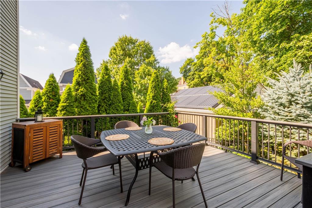 607 Broad Street Sewickley, PA 15143 - Photo 40 of 45 a view of a balcony with furniture