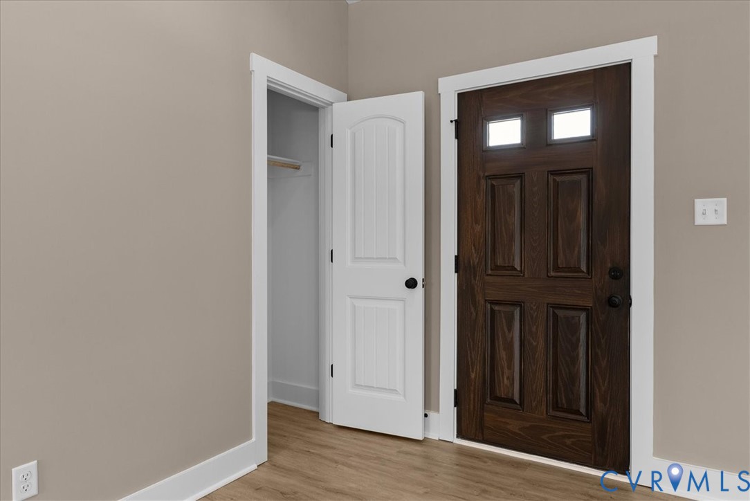 2229 North Terry's Bridge Road Halifax, VA 24558 - Photo 15 of 42 a view of a hallway with wooden floor