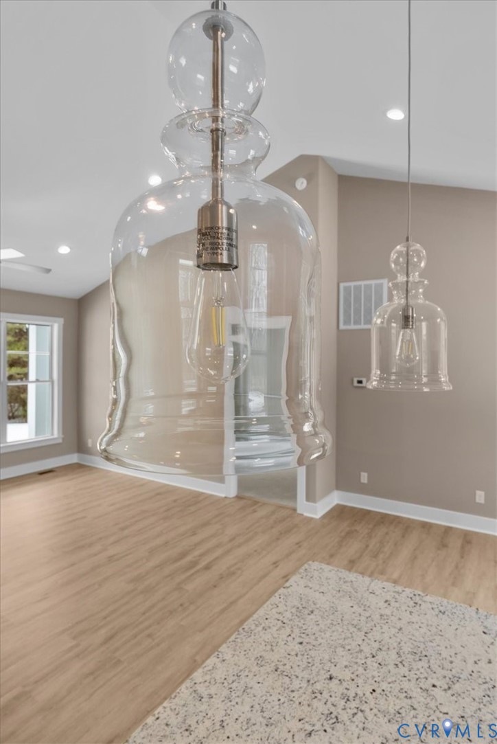 2229 North Terry's Bridge Road Halifax, VA 24558 - Photo 26 of 42 a view of a room with wooden floor chandelier and entryway