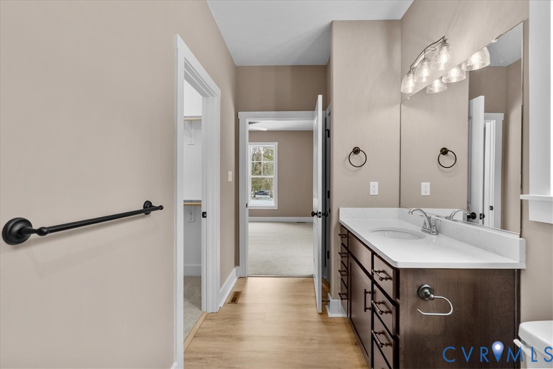 2229 North Terry's Bridge Road Halifax, VA 24558 - Photo 5 of 42 a bathroom with a sink a mirror and a shower