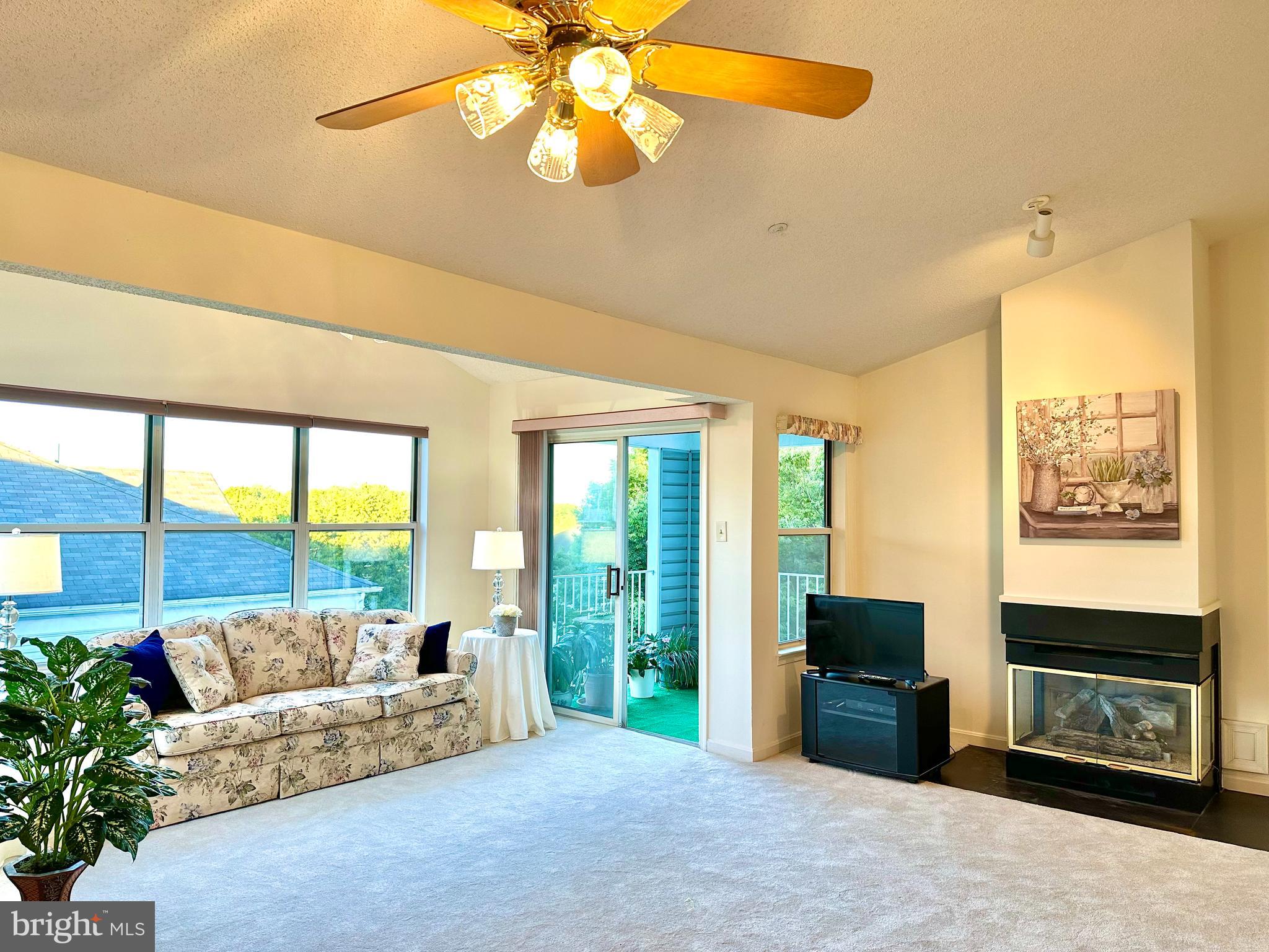 2601 Camelback Lane, Unit 1210 Silver Spring, MD 20906 - Photo 9 of 32 Living room has ceiling fan
