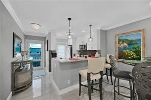 a view of a city from a balcony