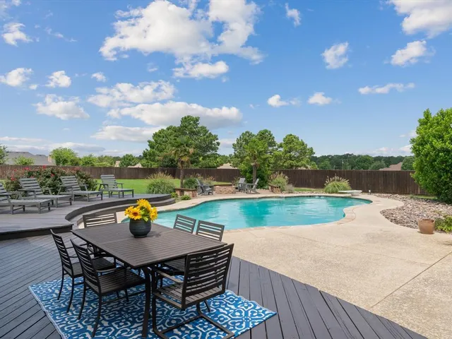 a view of outdoor space with seating space