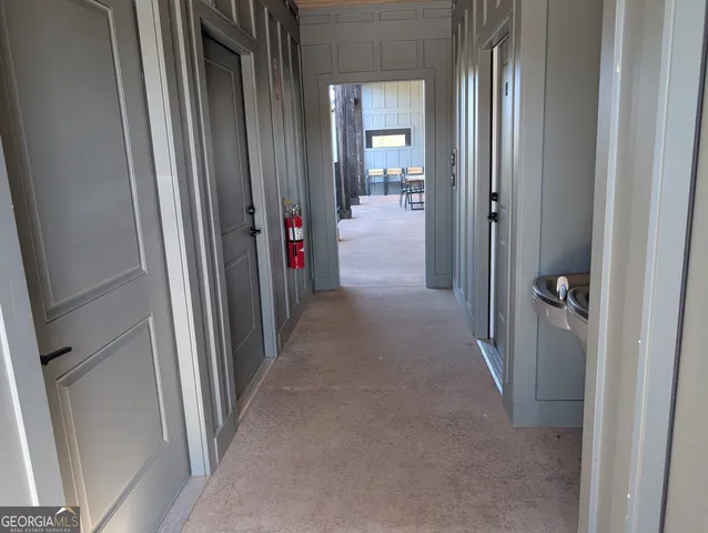 a view of a hallway with a hallway