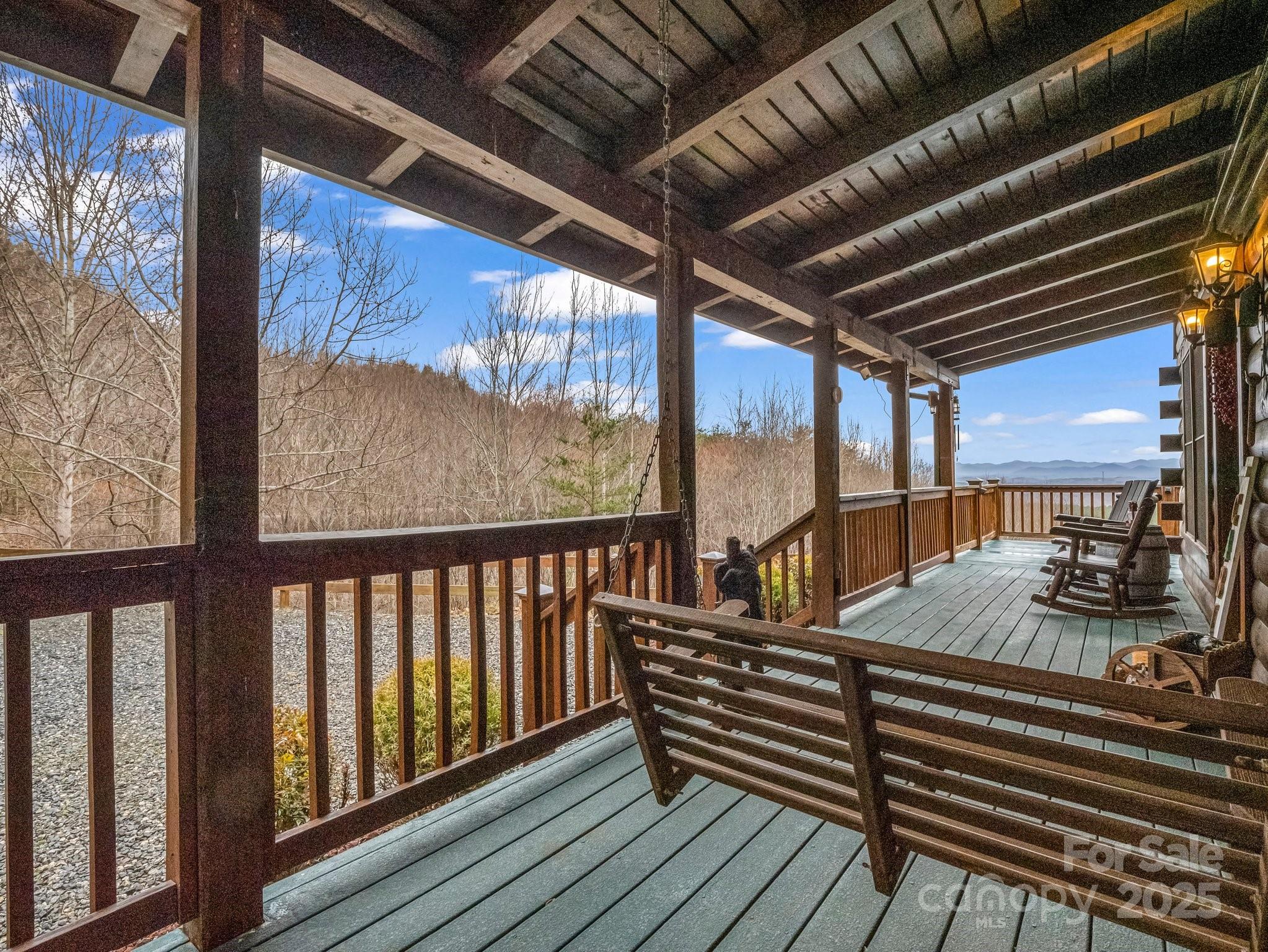 206 Dennis Ridge Bostic, NC 28018 - Photo 31 of 40 a view of a balcony with car parked