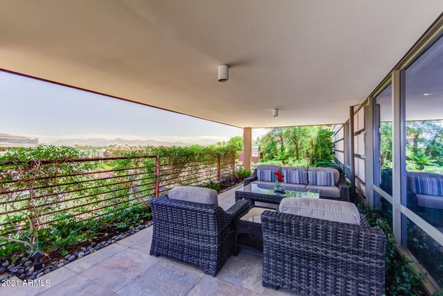 a outdoor space with patio the garden view