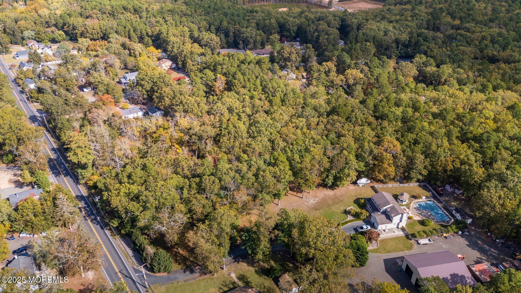 93 Toms River Road Jackson, NJ 08527 - Photo 5 of 12 a view of a yard with plants and trees