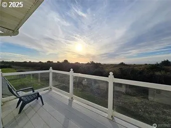 a view of balcony and couch