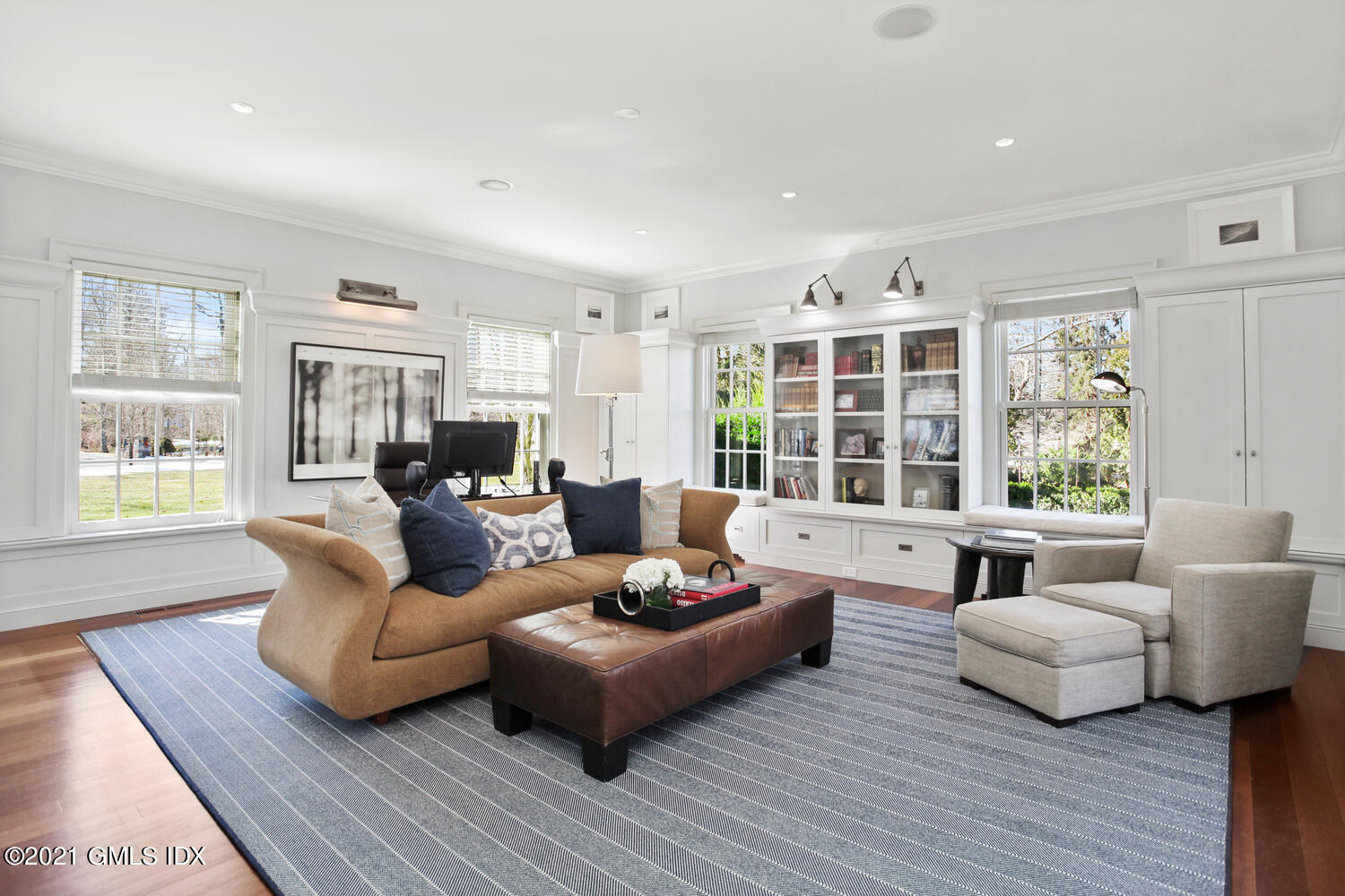 7 Desiree Drive Greenwich, CT 06830 - Photo 7 of 39 a living room with furniture and a large window