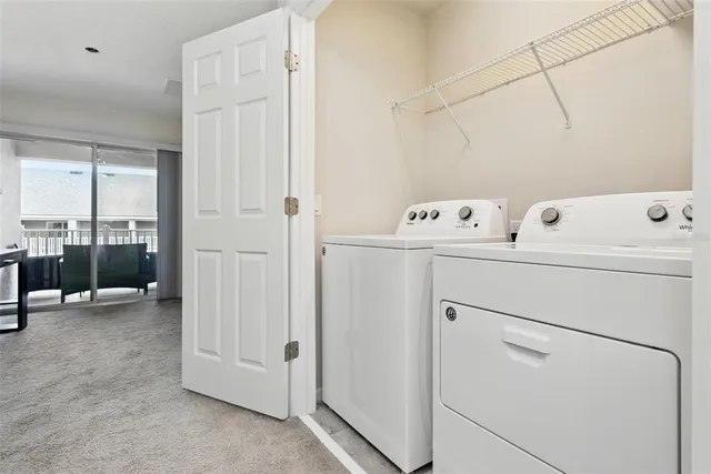 a palm tree sitting in front of a house with a garden