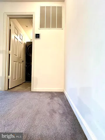 a view of a hall with a window