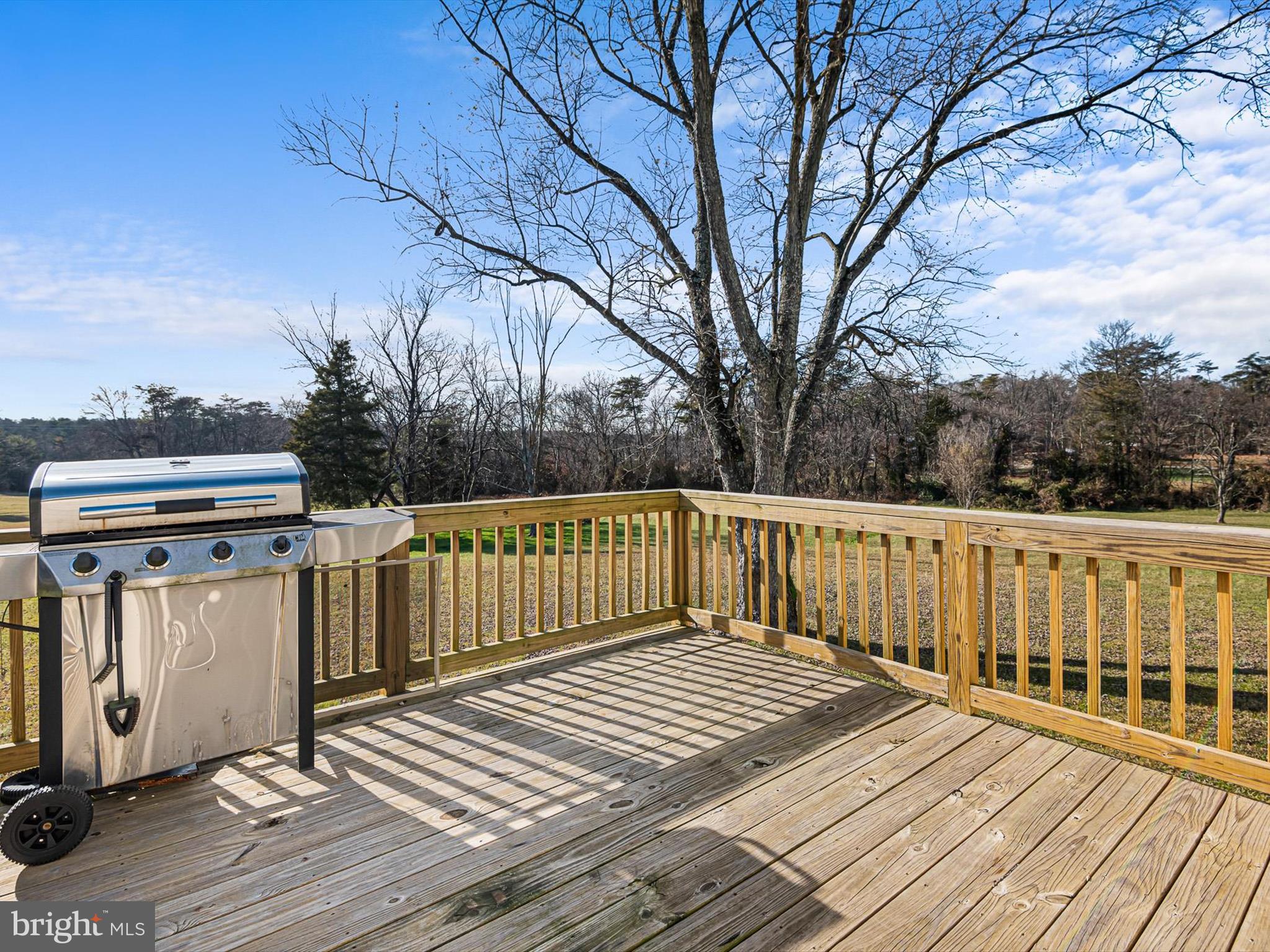 176 Old Mill Road Conowingo, MD 21918 - Photo 5 of 20 a view of deck with wooden floor and fence with a barbeque