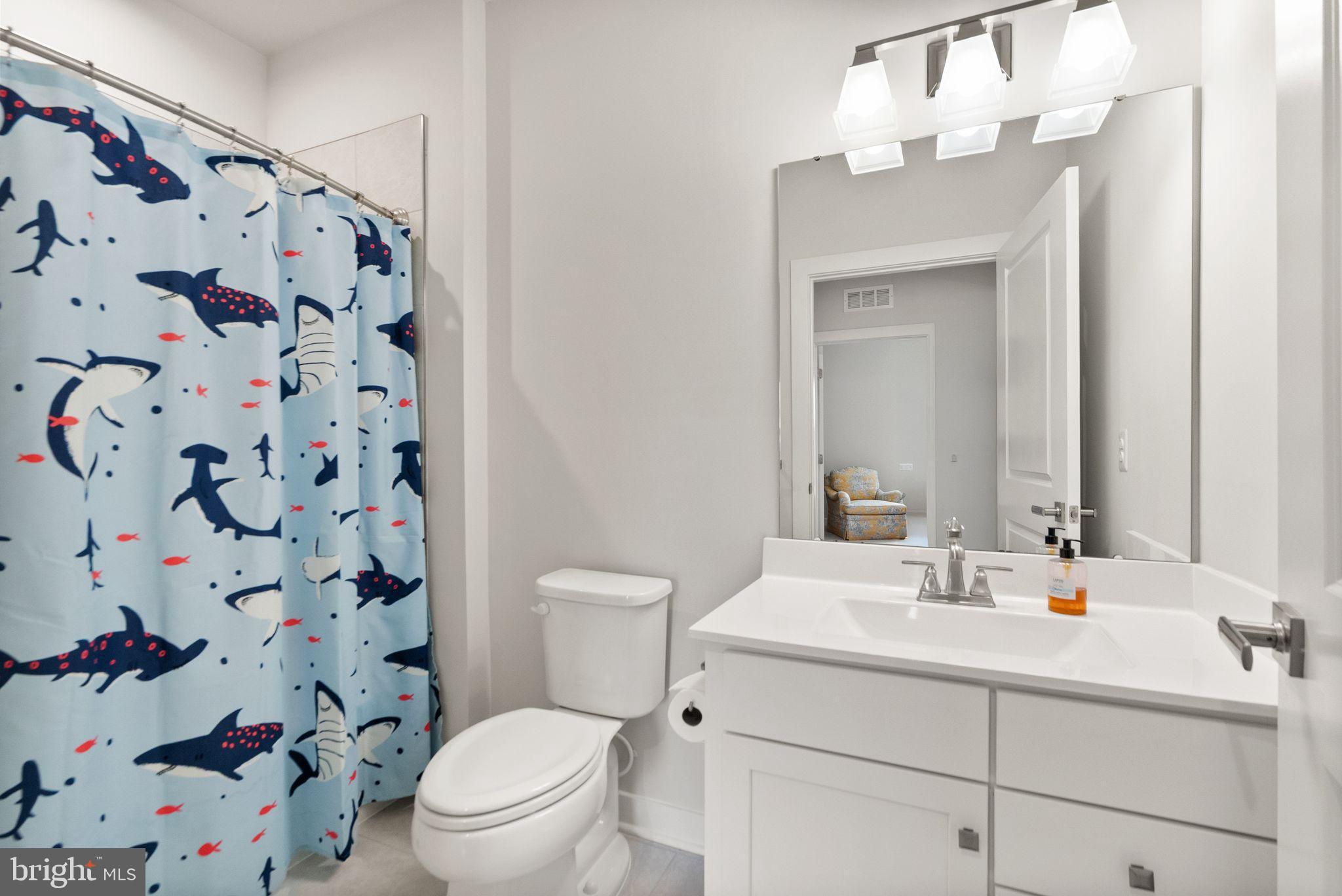 46320 Mount Milstead Terrace, Unit 301 Sterling, VA 20164 - Photo 14 of 24 Bright bathroom with playful ocean theme.