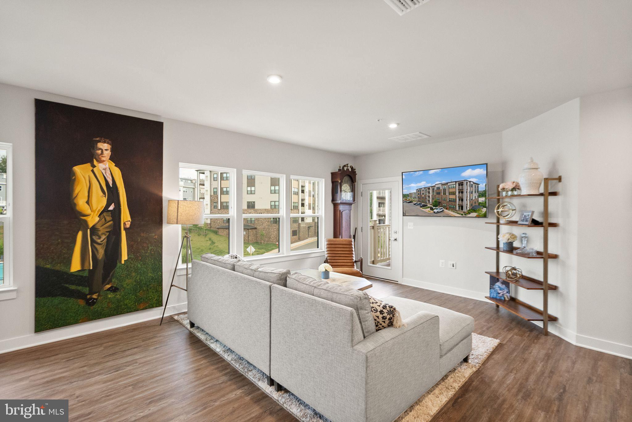 46320 Mount Milstead Terrace, Unit 301 Sterling, VA 20164 - Photo 6 of 24 Bright and inviting living space with art.