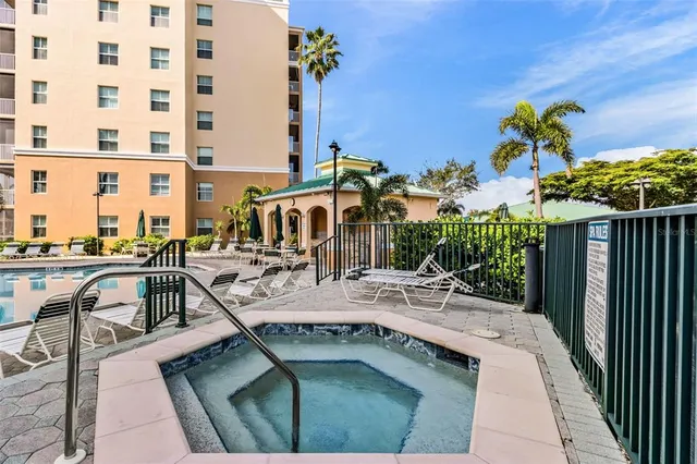 a aerial view of a multi story building