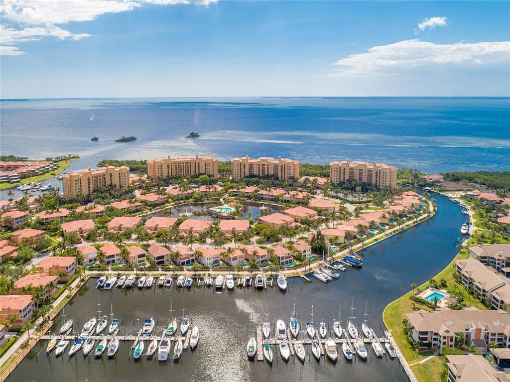 2060 Matecumbe Key Road, Unit 2307 Punta Gorda, FL 33955 - Photo 43 of 45 a view of a city with an ocean
