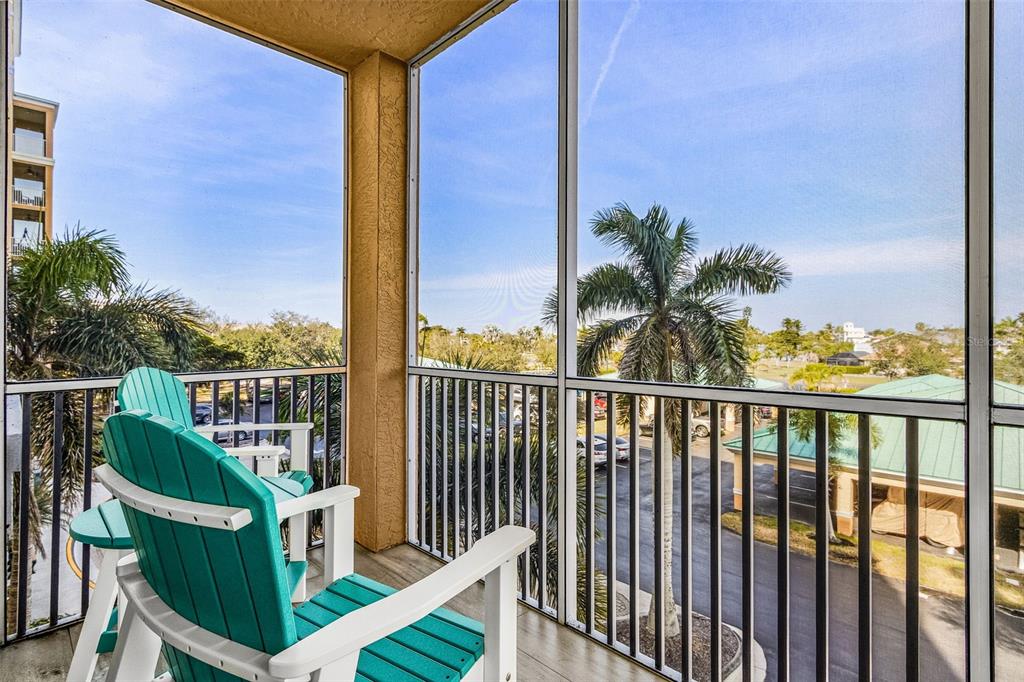 2060 Matecumbe Key Road, Unit 2307 Punta Gorda, FL 33955 - Photo 10 of 45 a view of a balcony with furniture