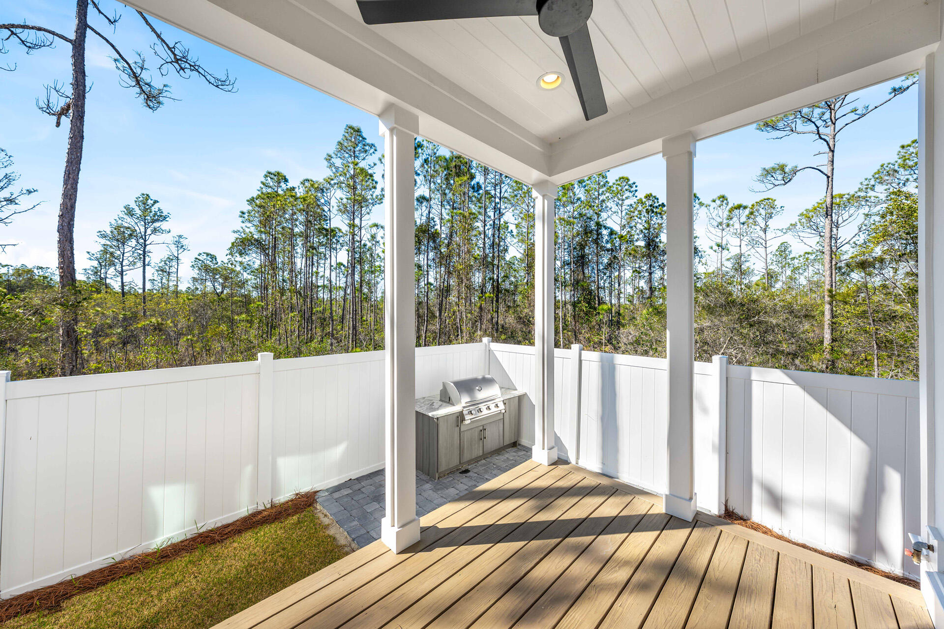 520 South County Highway 393, Unit 39A Santa Rosa Beach, FL 32459 - Photo 38 of 47 a view of a balcony with wooden floor
