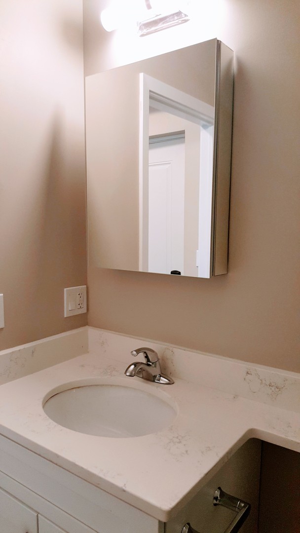 1409 West Diversey Parkway, Unit 320 Chicago, IL 60614 - Photo 12 of 13 a bathroom with a sink and vanity