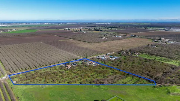 an aerial view of a beach