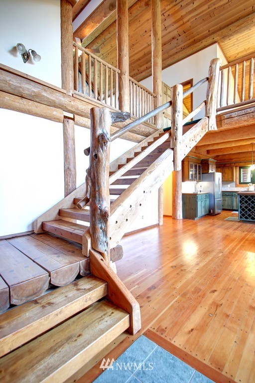 4567 Mosquito Lake Road Deming, WA 98244 - Photo 12 of 25 a view of entryway and hall with wooden floor