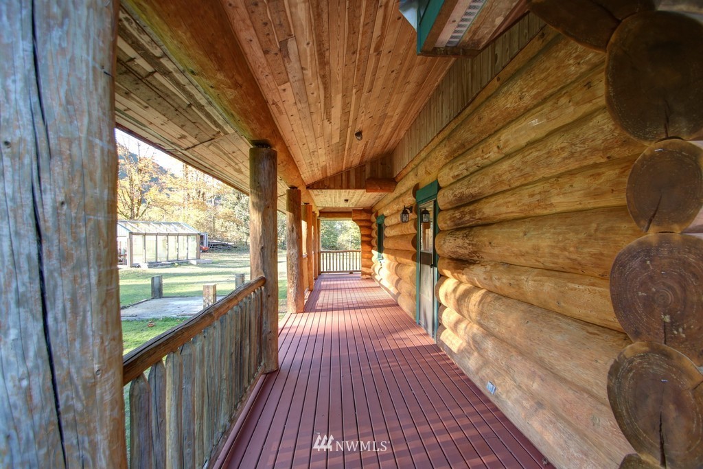 4567 Mosquito Lake Road Deming, WA 98244 - Photo 7 of 25 a view of a balcony with wooden floor