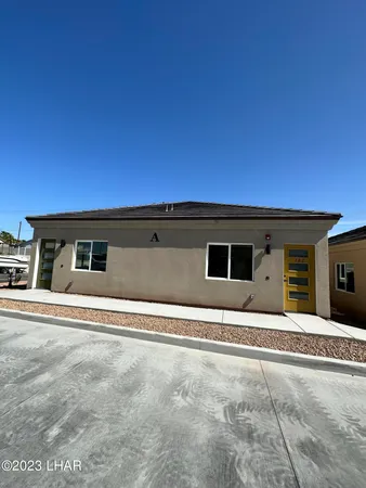 a front view of a house with a room