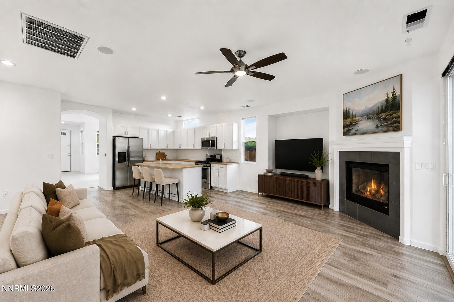 10548 Twin Bridges Way Reno, NV 89521 - Photo 25 of 71 5- Family room-Kitchen