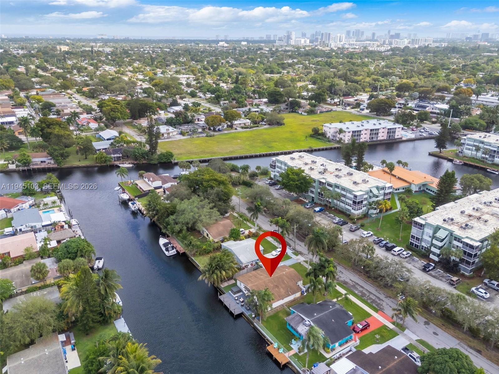2721 Harding Street Hollywood, FL 33020 - Photo 2 of 38 an aerial view of residential houses with outdoor space