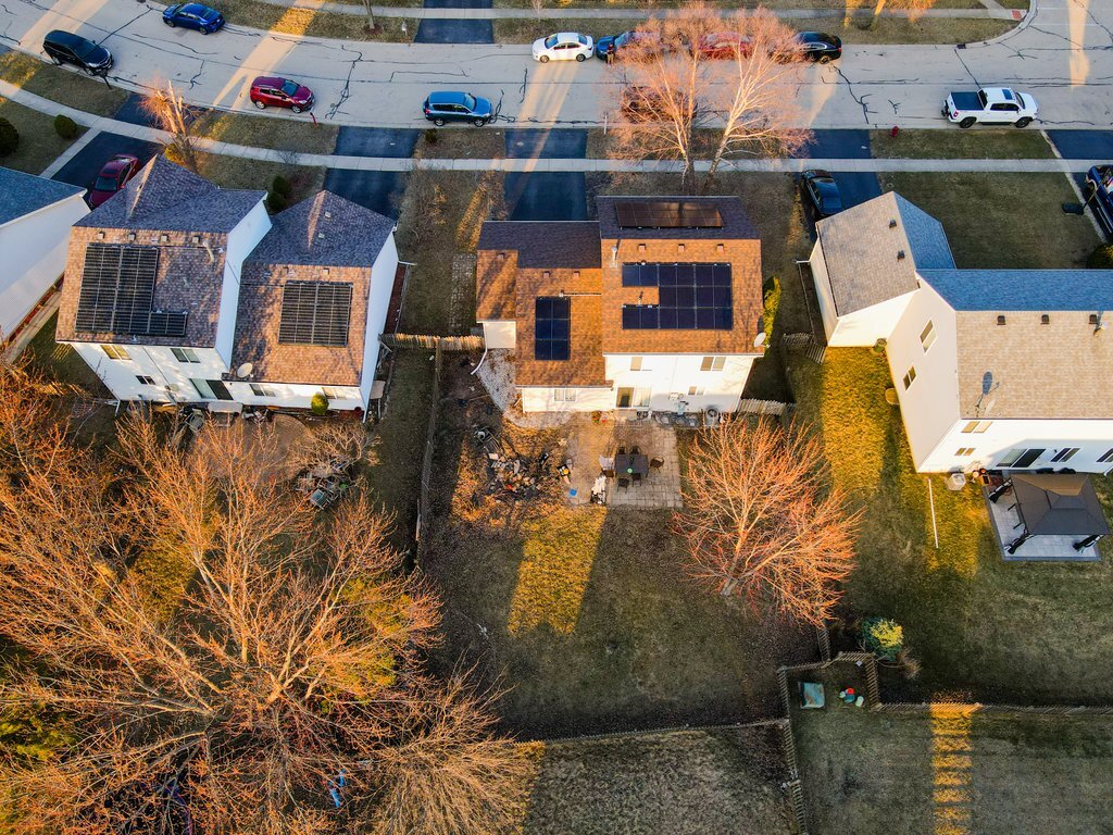 232 Stamford Lane Romeoville, IL 60446 - Photo 47 of 48 an aerial view of houses with outdoor space