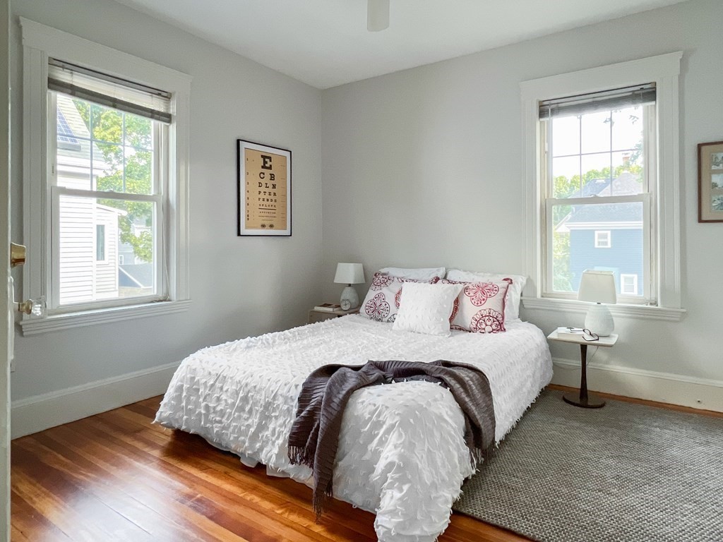 7 Gorham Road Medford, MA 02155 - Photo 14 of 42 a bedroom with a bed and window