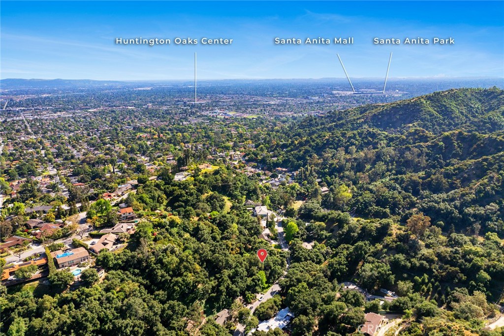 8 Hidden Valley Road Monrovia, CA 91016 - Photo 39 of 45 an aerial view of a house