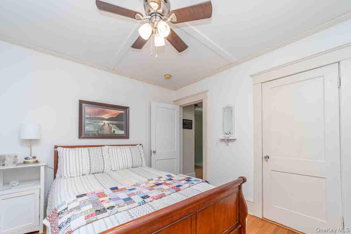 145 Drake Road Pleasant Valley, NY 12569 - Photo 25 of 47 Wood-finish flooring, ceiling fan with integrated lighting, and white paneled doors