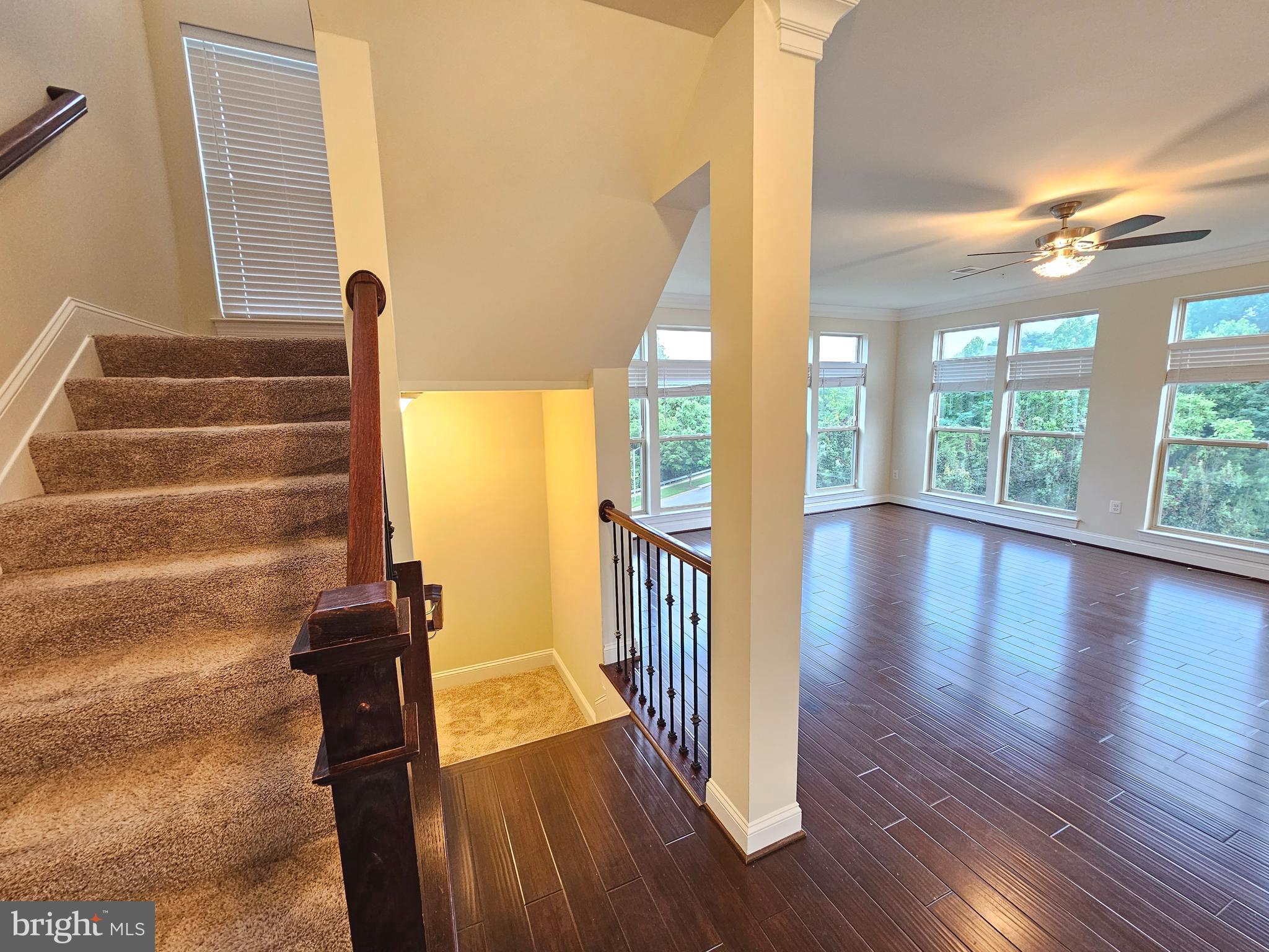 164 Copley Circle, Unit 27B Gaithersburg, MD 20878 - Photo 9 of 34 a view of an entryway with wooden floor and door