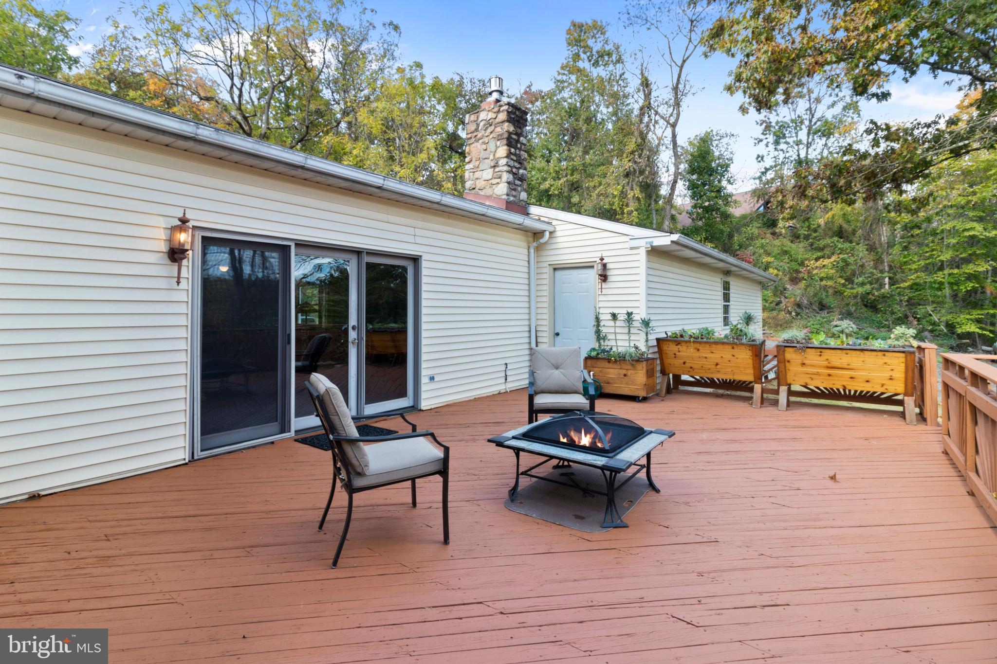 393 Township Line Road Chalfont, PA 18914 - Photo 46 of 56 Lower Deck with planting boxes