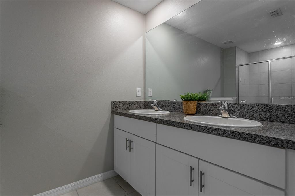 14206 Easy Goer Street Ruskin, FL 33573 - Photo 17 of 28 a bathroom with a sink and a mirror