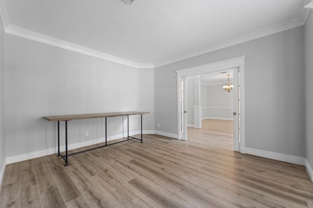 wooden floor in an empty room