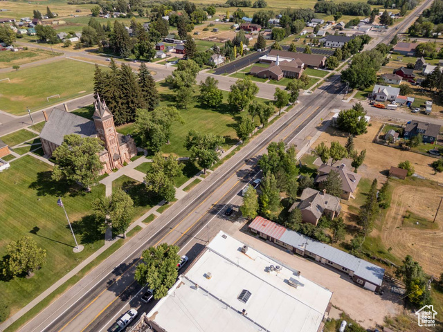 52 South Main Street Paris, ID 83261 - Photo 4 of 27 Aerial overview of property's location featuring nearby suburban area