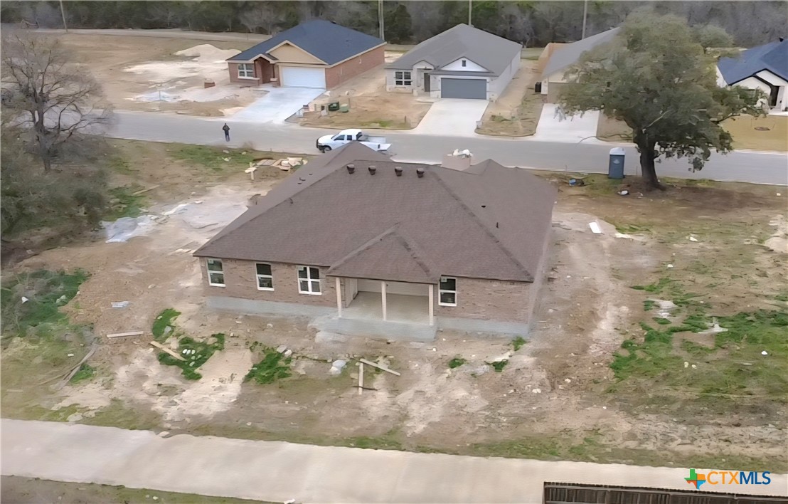 1412 Fossil Trail Belton, TX 76513 - Photo 7 of 9 an aerial view of a house with a yard