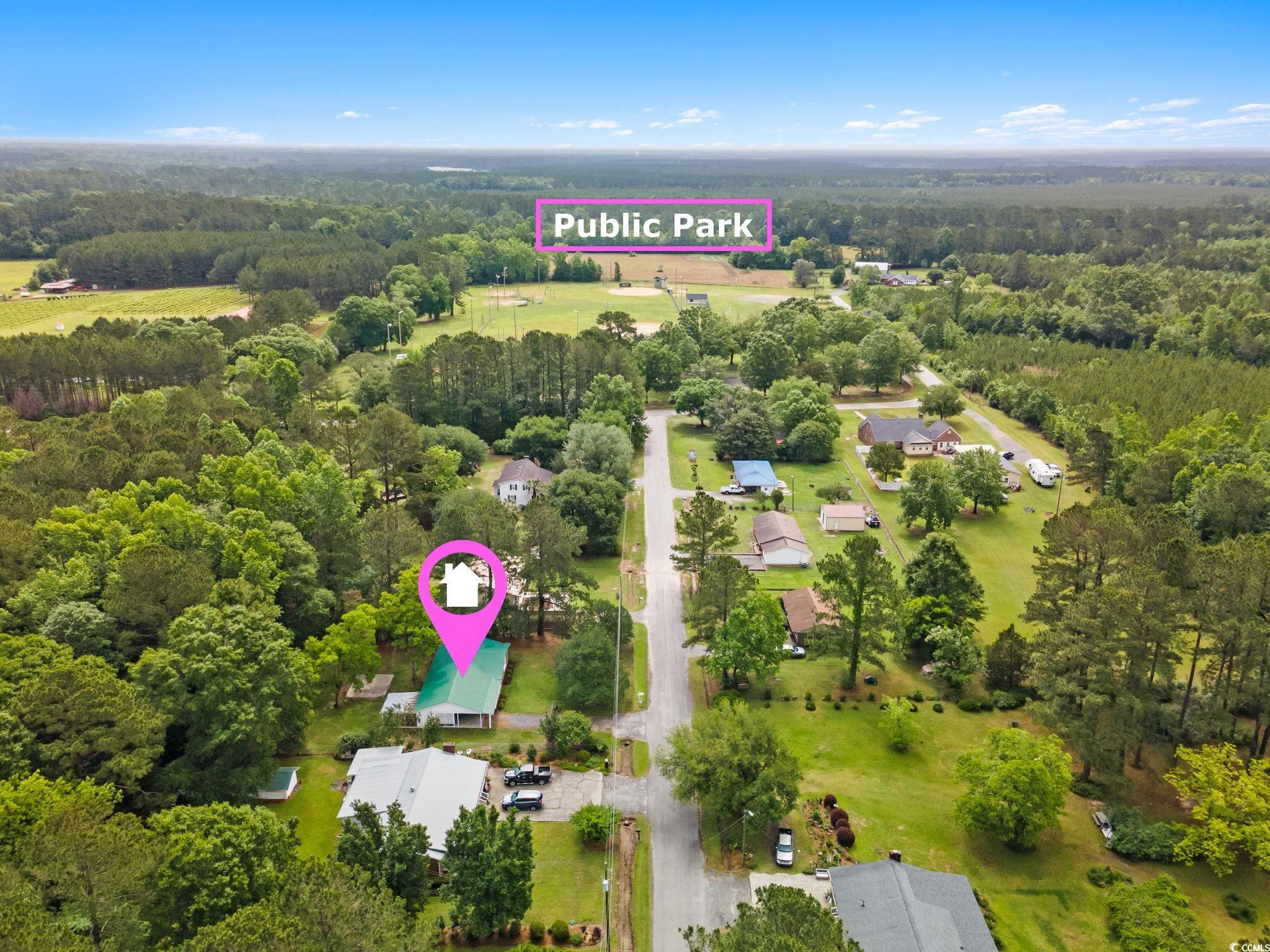 96 Middleton Road Andrews, SC 29510 - Photo 7 of 40 Drone / aerial view of a heavily wooded area
